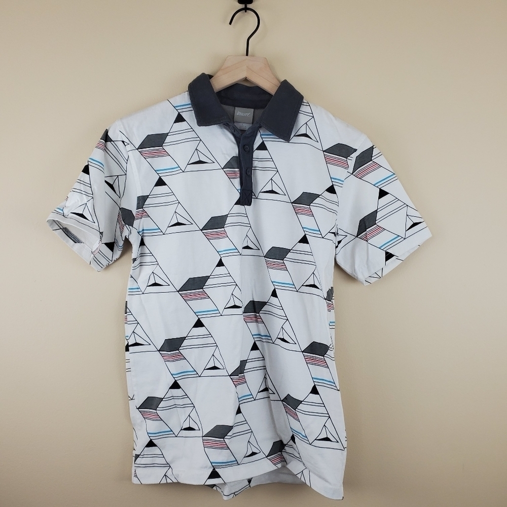 NWOT Utility Geometric Polo